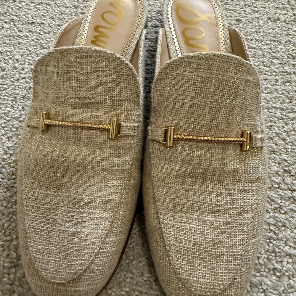 Sam Edelman Linnie Bit Mule with Gold Accent - worn once